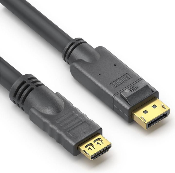 Image du produit Purelink Câble DisplayPort vers HDMI 4K - PureInstall 15,00m (15 m, HDMI)