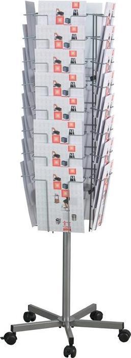 Twinco Brochureholder Twin Agenda A4 32 fag t/gulv Ø510xH1475mm (A4)