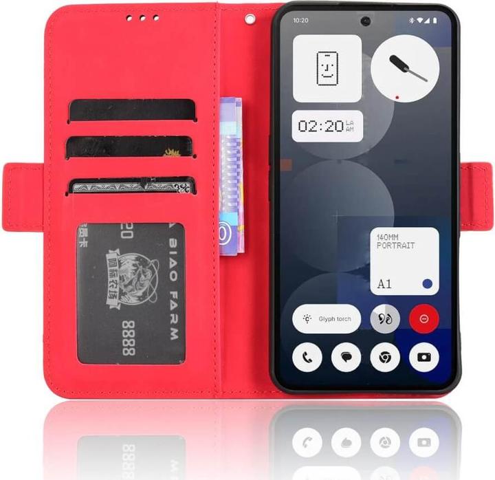 Actual product image Cover-Discount Nothing Phone (3a) Pro - Etui viele Kartenfächer (Nothing Phone (3a) Pro)