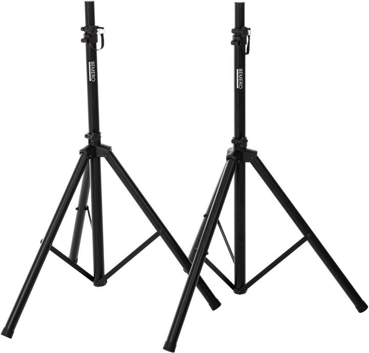 Bemero SS-9020BK-Set (1 Paar, Ständer, Höhenverstellbar)