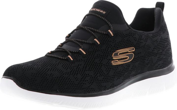 Black Black Mesh Rose Gold Trimming Bkrg