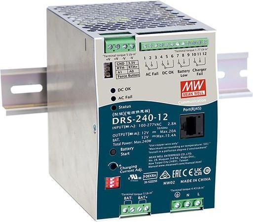 Produktbild MeanWell Netzteil für DIN-Schiene, 92%, 36V, 6.6A, 240W, Einstellbar