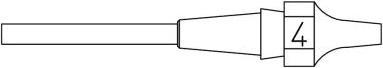 Actual product image Weller Erem Weller 1 T00513262 Desoldering Nozzle (Desoldering set)