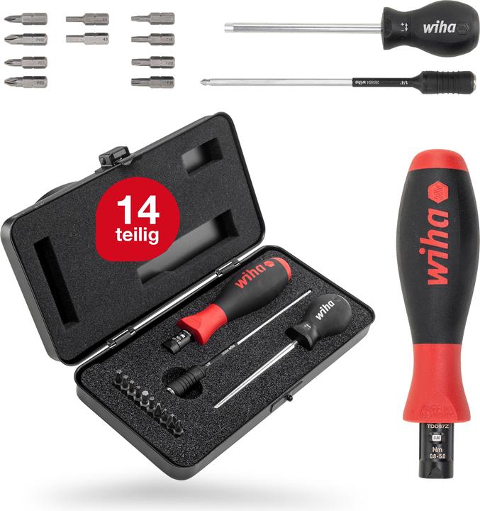 Produktbild Wiha Drehmoment-Schraubendreher Set (6-Kant, Pin-torx)