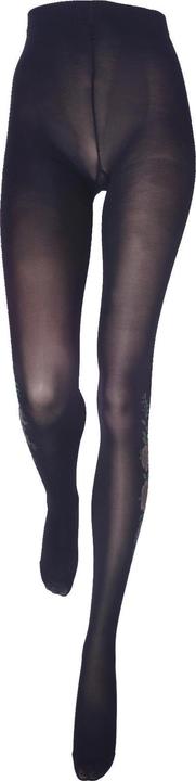 Immagine prodotto Levee Fashion Floral Collant moda, colore 399 nero, taglia 52-54 (60 DEN, 52 - 54)