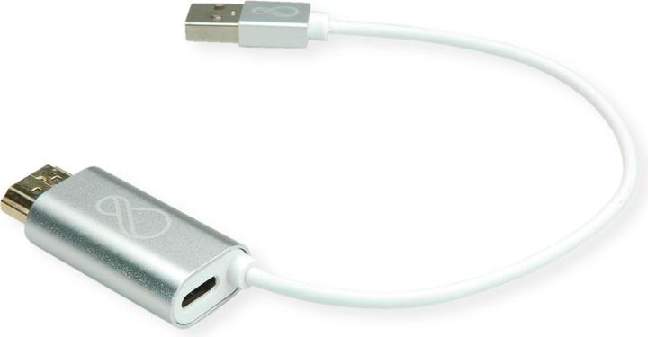 Produktbild Bachmann Ochno Adapter HDMI zu USB-C und USB-A - Adapter - Digital/Daten (DC-Stecker 4.5 mm, 25 cm)