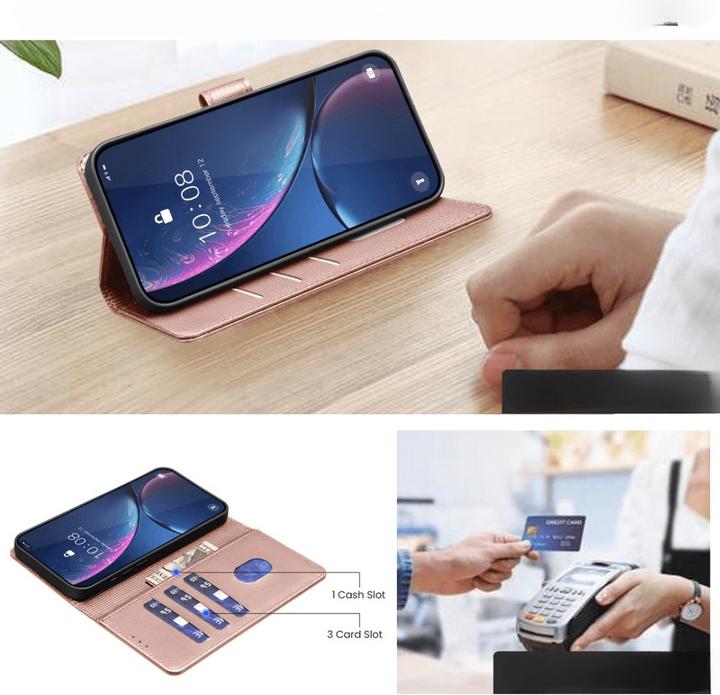 Produktbild Binfen Color Galaxy S25 / S24 - BINFEN Leder Etui Hülle mit RFID Blocker (Samsung Galaxy S25)