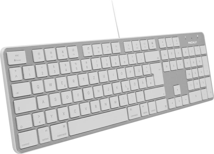 Immagine prodotto Macally Tastiera USB sottile (CH, Cablato)
