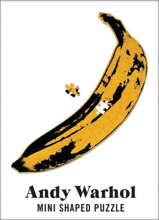 Actual product image Abrams & Chronicle 59987 - Andy Warhol Mini Puzzle in the Shape of a Banana, 100 Pieces (100 pieces)