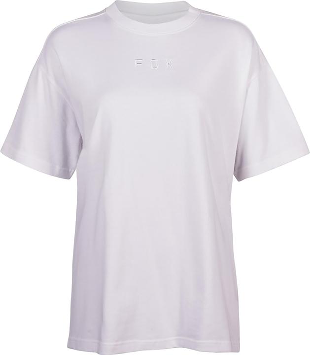 Actual product image Fox Tee 23 W Wordmark Os Ss Wht M (M)