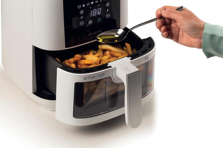Image du produit Ariete 4626 Airy Fryer 6L, Friteuse à air, 1300 W, Capacité 6L, Capacité de cuisson 2.5kg, 8 pr