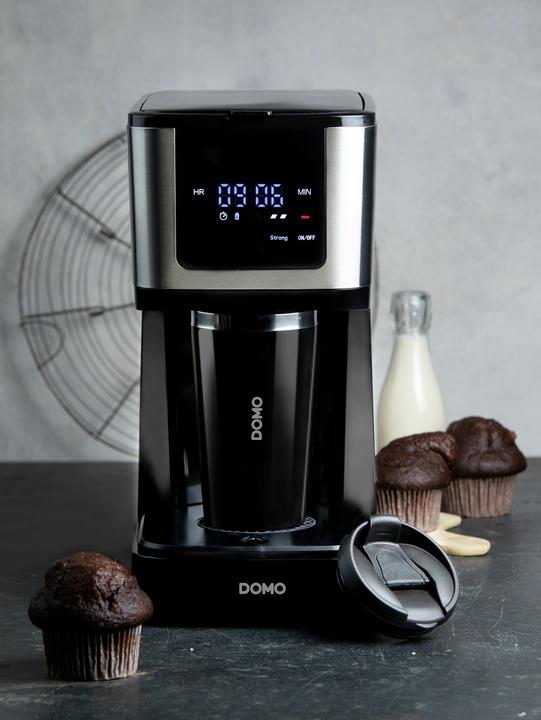 Actual product image Domo CAFETIÈRE DO733K 1,25L 10 CUPS MUG 400ML COMMANDES TACTILES/ÉCRAN LED FILTRE PERMANENT
