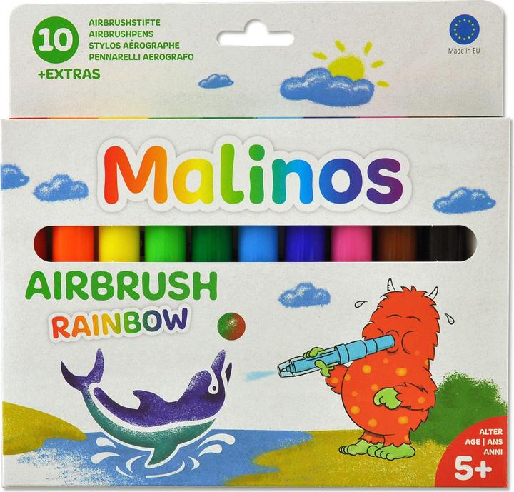 Produktbild Malinos Blopens Airbrush-Stifte Rainbow (Mehrfarbig, 10 x)