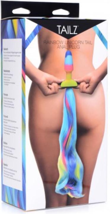 Actual product image Tailz RegenbogenEinhornAnalplug mit Schwanz