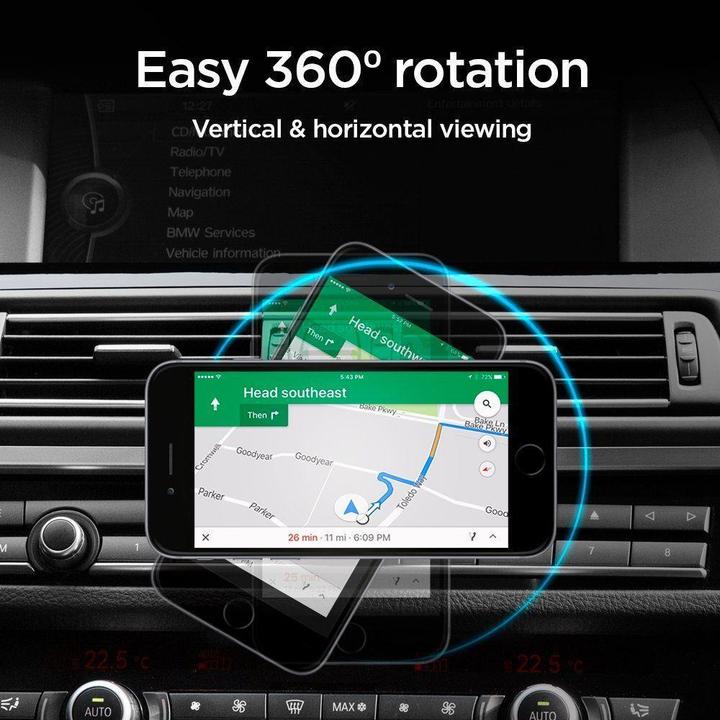 Produktbild Spigen car mount holder for CD input QS24 magnetic - black