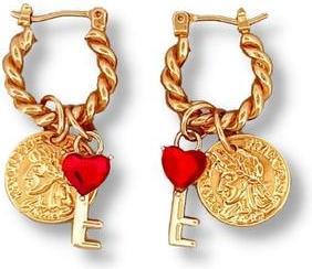 ByNouck Schmuck - Twisted Hope Set Lucky Key - Schmuck - Damenohrringe - vergoldete - Ohrringe Set