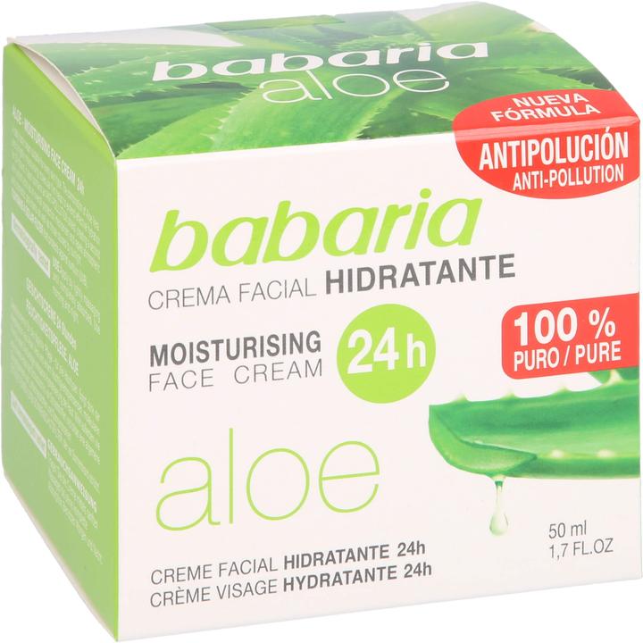 Babaria Aloe Vera 24hr Moisturising Face Cream 50ml (50 ml, 24h Creme)