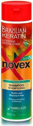 Novex Brasilianisches Keratin Shampoo 300ml (300 ml, Flüssiges Shampoo)