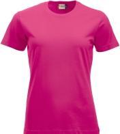 Clique Damen T-Shirt Classic-T 029361, Baumwolle, kirsche, Grösse XL (XL)