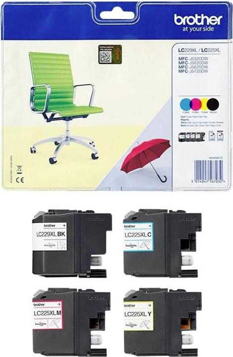 Produktbild Brother LC-229XLVALBP Multipack (M, C, Y, BK)