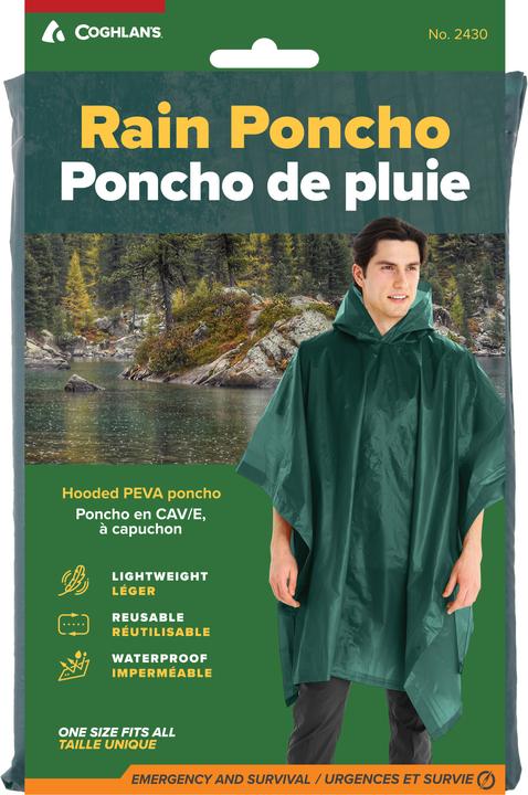 Actual product image Outdoor Spirit Rain poncho adults (One size)