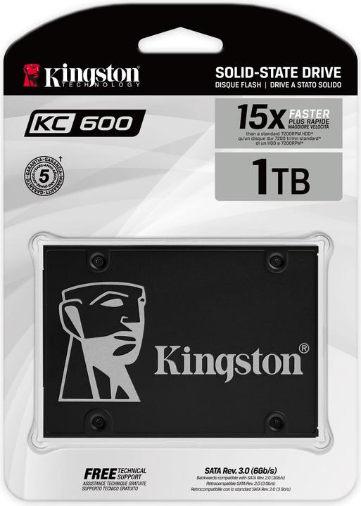 Actual product image Kingston KC600 (1024 GB, 2.5")