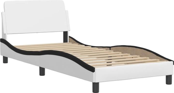 Produktbild VidaXL Bett mit Matratze 80 x 200 cm Kunstleder (80 x 200 cm)