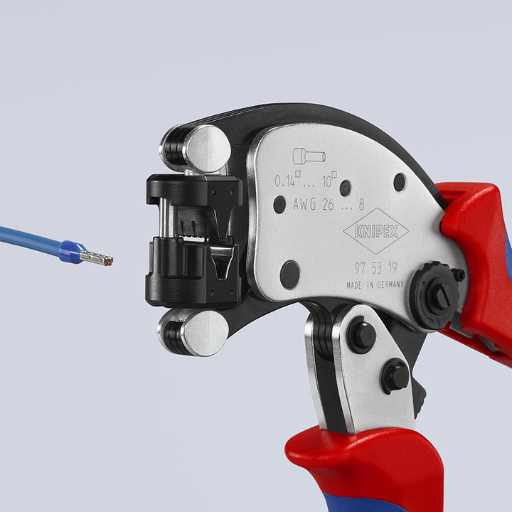 Produktbild Knipex Selbsteinst. Crimpzange f.Aderendhülsen (200 mm)