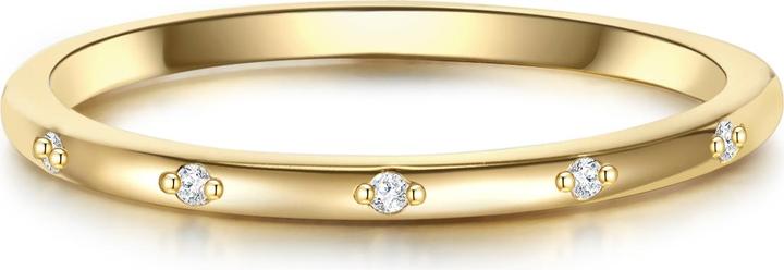 Immagine prodotto Glanzstücke München Donna Argento Sterling Cubic Zirconia Oro Giallo - 30448 (56, 925 Argento)