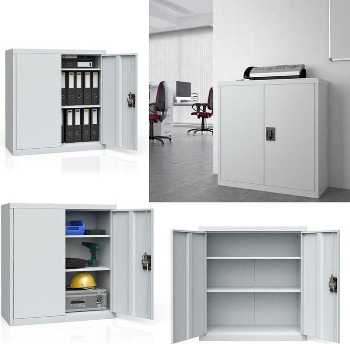 Produktbild Vicco Metallschrank (85 x 39 x 90 cm)