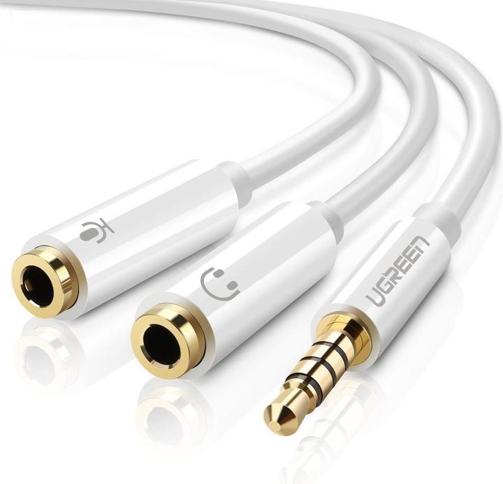 Ugreen Séparateur de casque 3,5 mm (0.20 m, Jack 3,5 mm (AUX))
