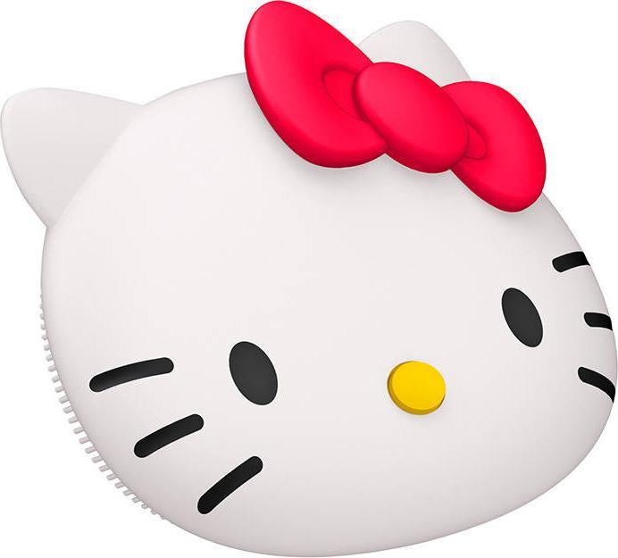 Konjac Sponge Szczoteczka do czyszczenia twarzy 3w1 Geske z Aplikacją (Hello Kitty starlight)