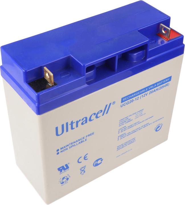 Produktbild Ultracell UCG20-12 12V 20Ah zyklenfest Bleiakku AGM Blei Gel Akku (20 Ah)