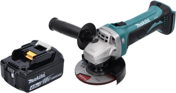 Produktbild Makita DGA 452 M1 Akku Winkelschleifer 18 V 115 mm + 1x Akku 4,0 Ah - ohne Ladegerät (115 mm)