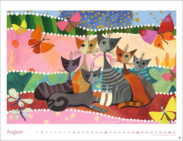 Produktbild Rosina Wachtmeister Posterkalender 2026 (44 x 34 cm, Harter Einband, Deutsch)