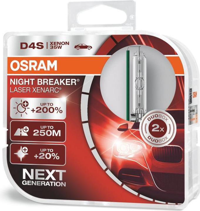 Produktbild Osram XenonScheinwerferlampe Xenarc Night Breaker Laser (D4S)