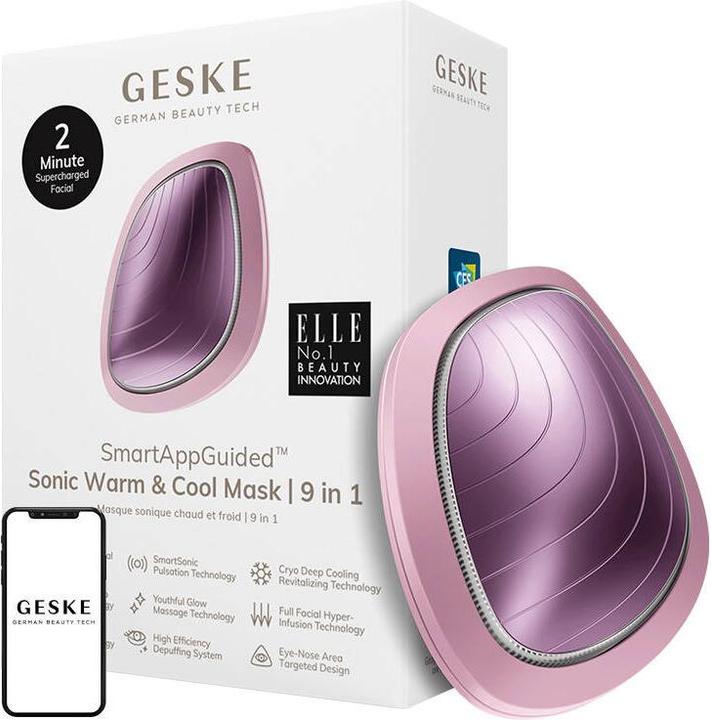 Immagine prodotto Konjac Sponge Maschera Soniczny con cool & warm 9w1 Geske z Aplikacją (różowy)