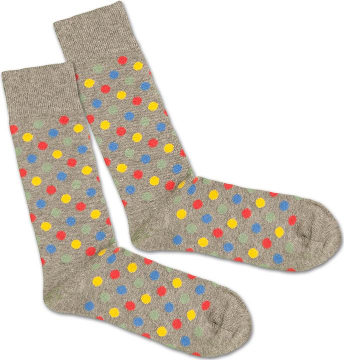 Actual product image DillySocks Concrete Dots (Single pack, 23 - 26)