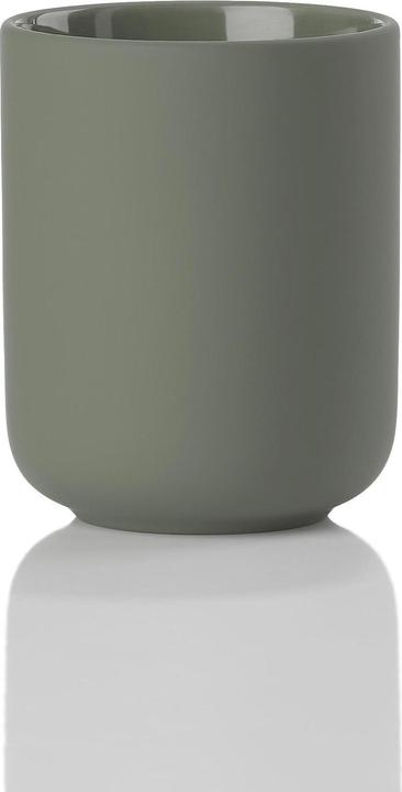 Actual product image Zone Denmark Toothbrush Mug Ume Olive Green (9.5 x 9 x 9 cm)