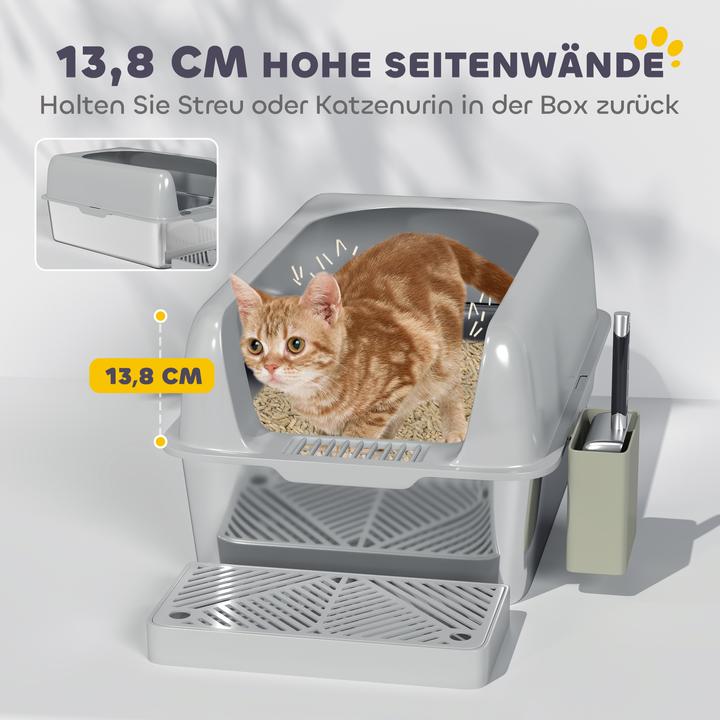 Image du produit PawHut Katzentoilette (Bac à litière ouvert)