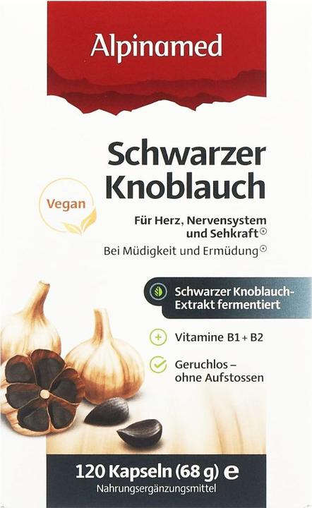 Produktbild Alpinamed Schwarzer Knoblauch (120 Stück, Kapseln, 103 g)