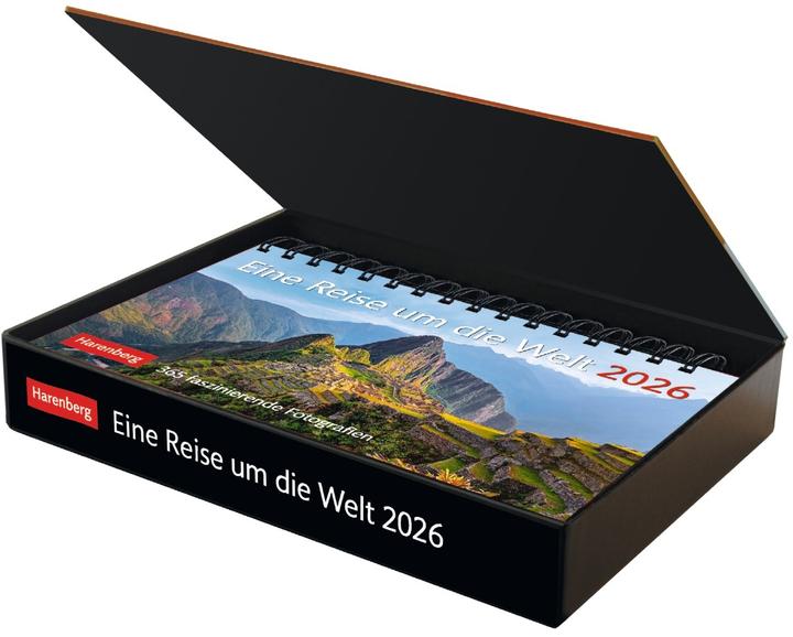 Produktbild Harenberg Eine Reise um die Welt Premiumkalender 2026 - 365 faszinierende Fotografien (23 x 17 cm, Harter Einband, Deutsch)