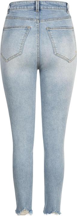 Actual product image Cloud 5ive Cloud5ive High-Waist Skinny Jeans Hose mit Destroy Details 5 Pockets - 183851 (M)