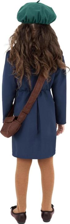Actual product image Smiffys Girls World War II Evacuee Long-Sleeved Costume (128, 134)