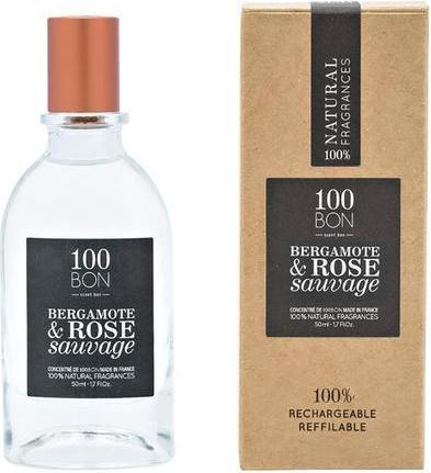 Actual product image Tulipan Negro 100BON Bergamote & Rose Sauvage Refillable EDP Concentrate 50ml Spray (Eau de parfum, 50 ml)