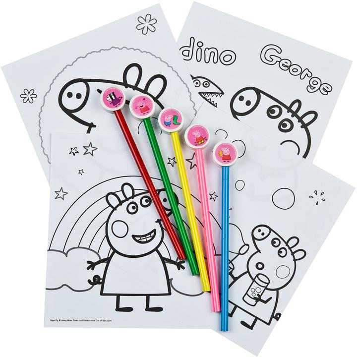 Immagine prodotto Undercover Libro da colorare con matite colorate, Peppa Pig
