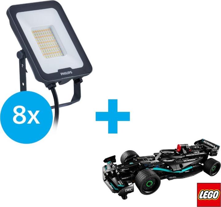 Actual product image Philips LED spotlight package LEGO (6000 lm)