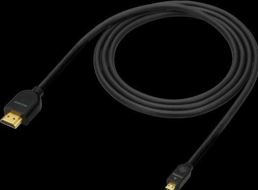 Actual product image Sony micro HDMI (Typ D) — HDMI (Typ A) (1.50 m, HDMI)