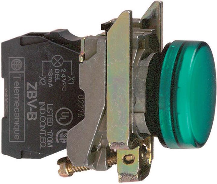 Image du produit Schneider Electric Voyant lumineux LED 48-120VAC vert XB4BVG3