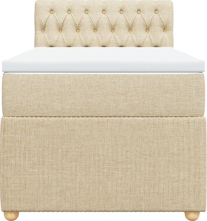 Image du produit VidaXL Bo x lit de saut avec matelas 160 x 200 cm Tissu (160 x 200 cm, 160 x 200 cm)